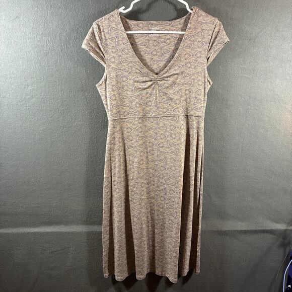 Toad&Co Dresses & Skirts - toad and co women rosemarie dress small tan eco organic cotton outdoor hiking